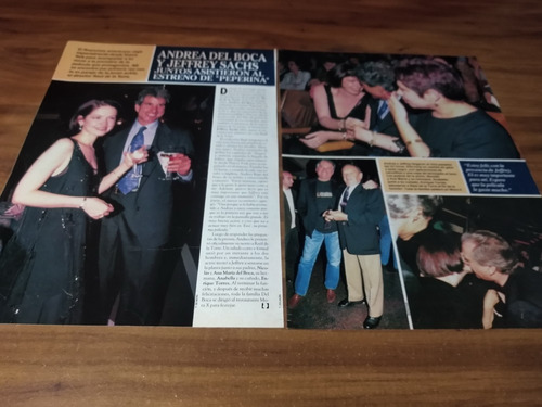 (a161) Andrea Del Boca * Clippings Revista 2 Pgs * 1995