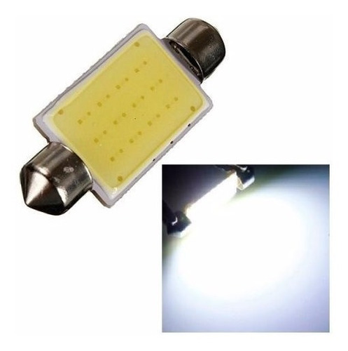 Lampada Torpedo Led Cob 30mm Super Branco - Unidade