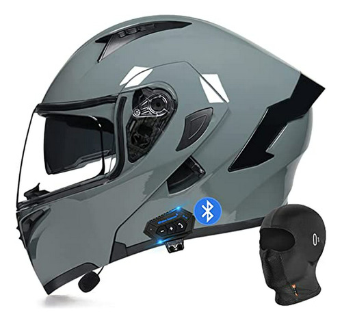 Casco Moto Integrado Dot/ece Aprobado Con Mp3 Integrado