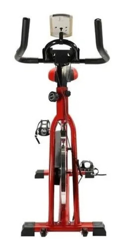 Imagen 2 de 5 de Bicicleta fija Crosser SBR 1000 para spinning roja