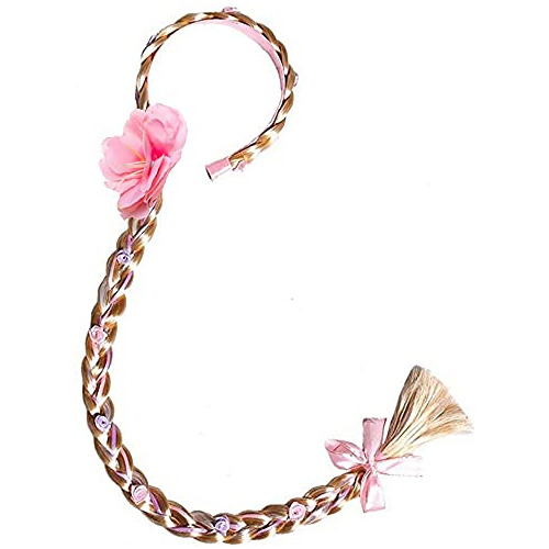 Rapunzel Hair Headband Niñas Princesa Vestir Pelucas 2...