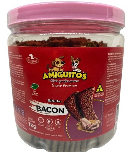 Bifinhos Caninos Amiguitos 1 Kg