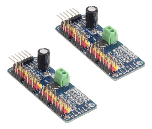 2 Piezas De Módulos Iic De Controlador De Servomotor Pwm De