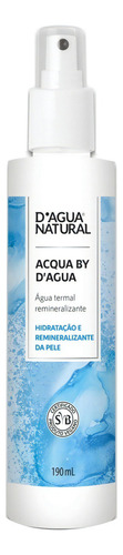 4un Agua Termal Remineralizante Calmante 190ml Dagua Natural