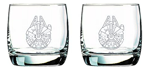 Star Wars Glass Set - Millennium Falcon - Collectible Gift S