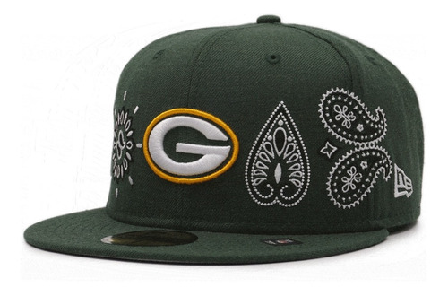 Snapback Green Bay Packers 9fifty New Era Paisley Ajustable