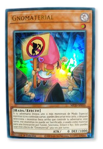 Yugi-oh! Gnomaterial Mp20-en050 Ultra