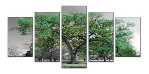 Quadros Decorativos Sala Quarto Árvore Da Vida Verde Cor Colorido Cor da armação própria imagem