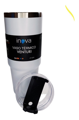Imagen 5 de 10 de Vaso Termico Acero Inoxidable Auto Camping 900 Litros Inova