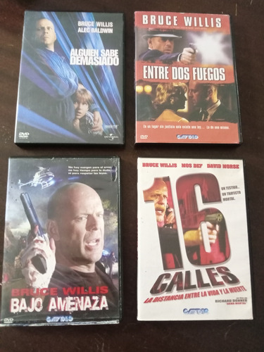 Dvds Originales De Bruce Willis X 4