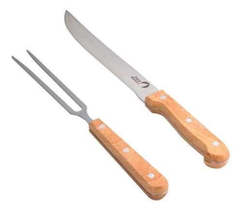 Juego De Cuchillo De Acero Inoxidable Para Asado 2 Piezas