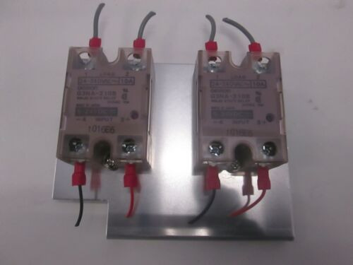 Omron, G3na-210b, Solid State Relay Assy, Used, Lot Of 2 Ssh