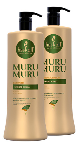 Kit Haskell Murumuru Shampoo Condicionador 1l