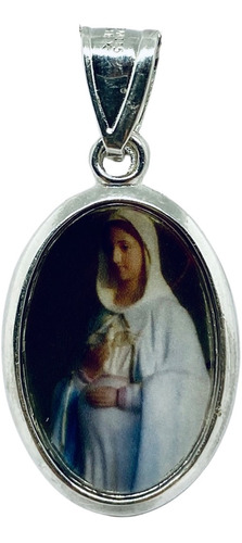 Medalla Virgen De Dulce Espera Fotograbada Mod3 (deperlá)