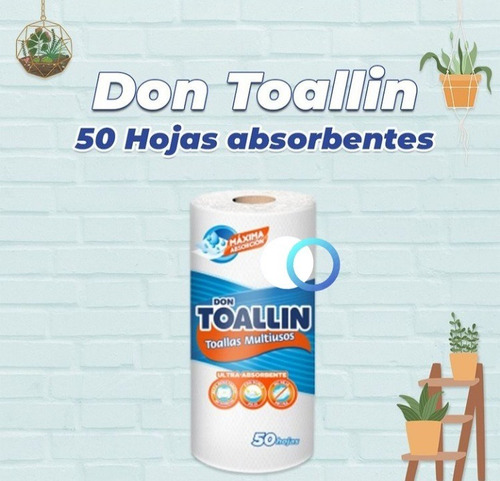 Papel Secante Don Toallin 50 Hojas
