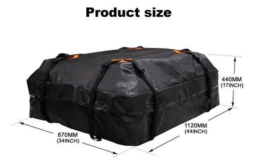 Mulcort Bolsa Carga Impermeable Para Techo Coche Equipaje