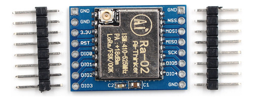 Módulo Transceptor Lora Sx1278 Ra02 433 Mhz Con Base