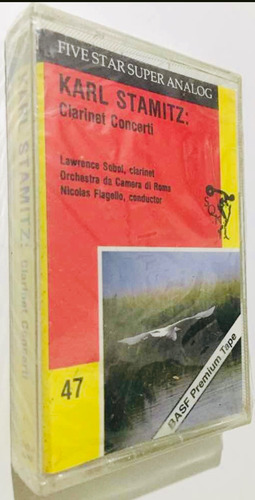 Cassette Karl Stamitz/ora. Camera Di Roma/clarinete (nuevo)