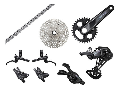 Grupo Shimano Deore 12v M6100