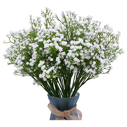 10 Piezas De Flores De Gypsophila Falsas, Bouquets De G...