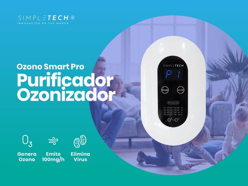 Imagen 2 de 7 de Ozonizador Consultorio Oficina Hogar Purificador Aire Fijo