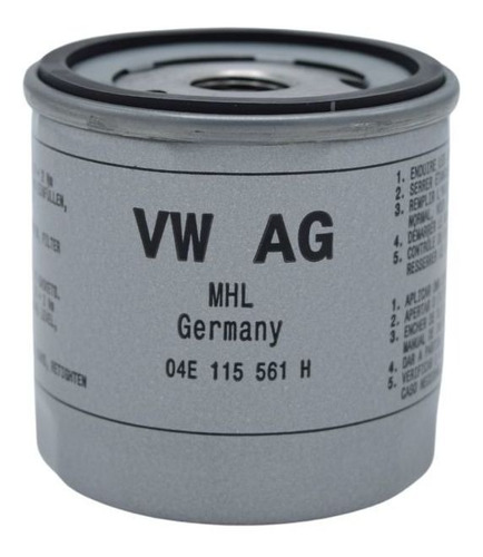 Filtro De Aceite Original Vw Nivus 2021 Al 2023 Volkswagen G