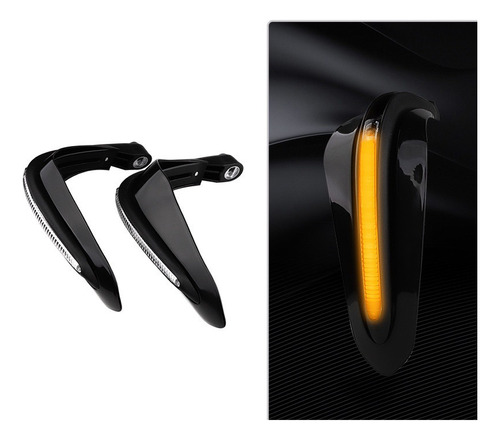 Cubre Puños Moto Handguars Motocicleta Con Luz Led Universal