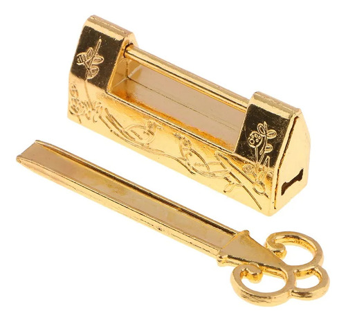 Cerradura Para Maleta Dorado