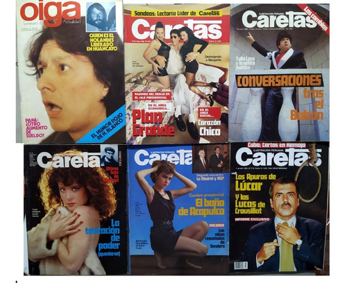 Revista Caretas  Artistas 01 1977-1990 ( Precio X 2 Und )