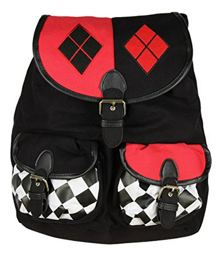 Bioworld Dc Comics Harley Quinn Mochila 14 X 17en