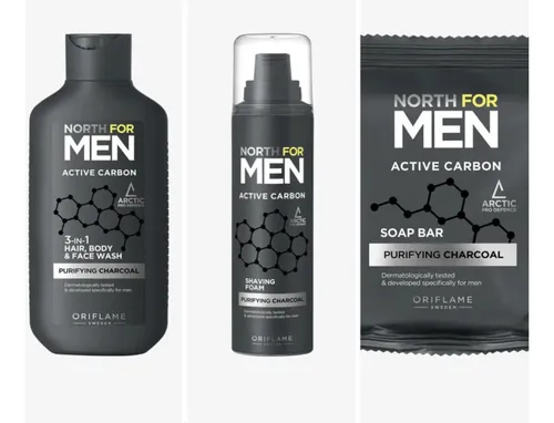 X3carbón North For Men Shampoo