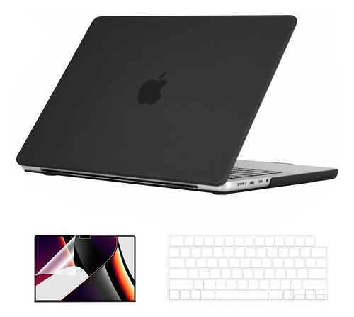 Funda Eoocoo Para Macbook Pro 14 M1 Pro/max +c/tec Blackm