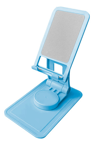 Soporte Universal Para Celular iGAD Base De Plástico Portátil Plegable Slim Holder De Escritorio Color Azul