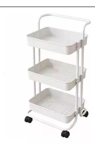 Carro organizador baño cocina con ruedas verdulero 5319 Verd