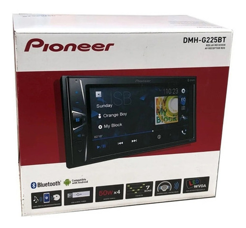 Auto Estereo Pantalla Tactil Bluetooth Dmh-g225bt Pioneer