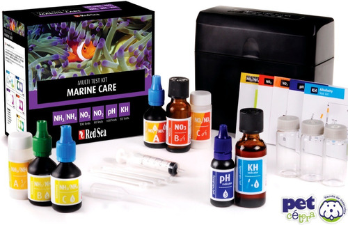 Multi Test Marine Care Red Sea ( Ph Kh N02 No3 Nh2 Nh3 )