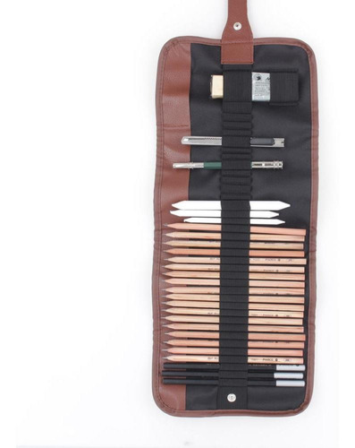 Set De Lápices De Carbón Para Sketch 29 Pcs