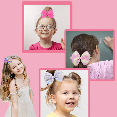 So B- 60 Lazos Para El Pelo Para Niñas,clips,navidad Regalo