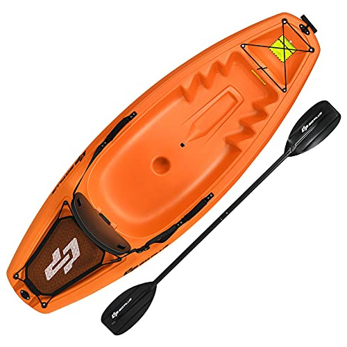 Goplus Kayak Juvenil De 6 Pies, Barco De Pesca De Remo Recre