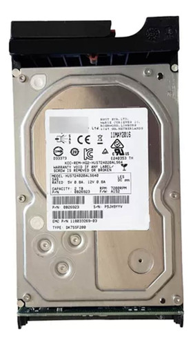 Hd Servidor Hgst 2tb 7.2k 3,5 Sas 6gbps Pn 005032930 118033269-03