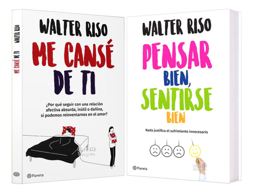 Walter Riso: Me Cansé De Ti + Pensar Bien Sentirse Bien