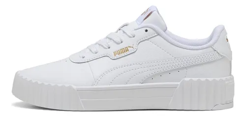 Zapatilla Puma Carina 3.0 Jr Blanco Joven