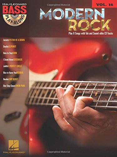 Modern Rock Bass Playalong Volume 14 (hal Leonard Bass Playa