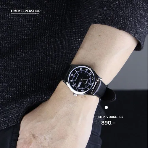 Reloj Casio Mtp v006l 1b2. Cuero. Nuevo. Env o Grats