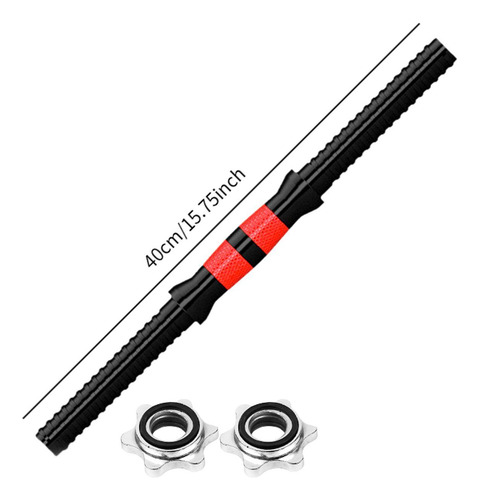 Barra De Pesas, Equipo De Fitness, Longitud Total 40cm