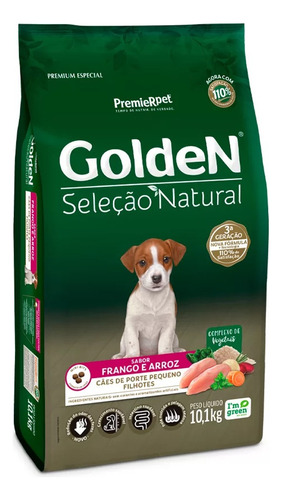 Comida Para Perros Premierpet Para Cachorros, Pollo Y Arroz, 3 Kg, Color Dorado