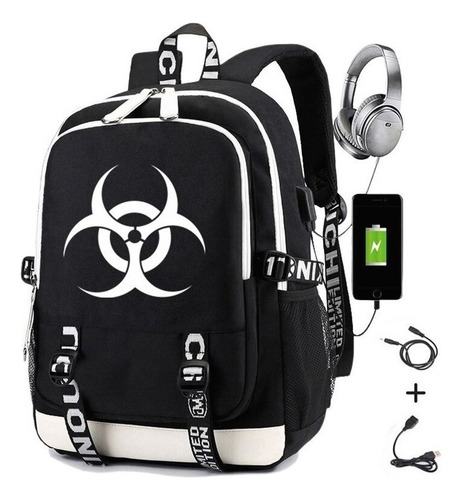 Mochila R-resident Evils For Hombre, Paraguas, Bandeja