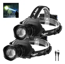 Comprar Z 2 Faros Led Recargables De 100000 Lúmenes