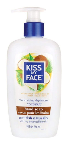 Bomba De 9 Oz Kiss My Face Hand Soap Coconut (paquete De 2)