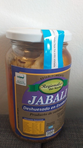 Jabalí Deshuesado En Escabeche. ( Regionales Del Norte). 